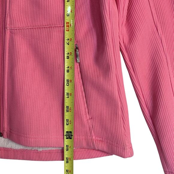 Spyder Core Sweater Fleece Lined Jacket Women's L Pink Full Zip Warm Winter - Picture 7 of 12